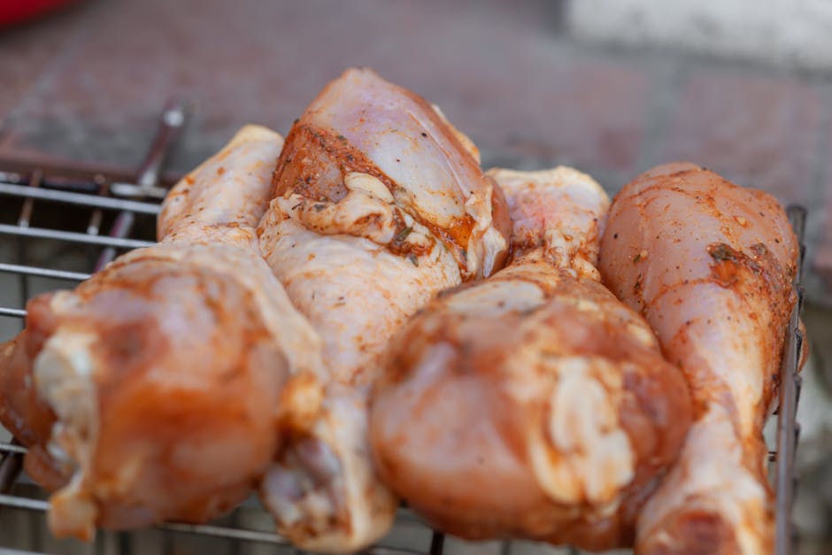 air fryer cooking chicken legs