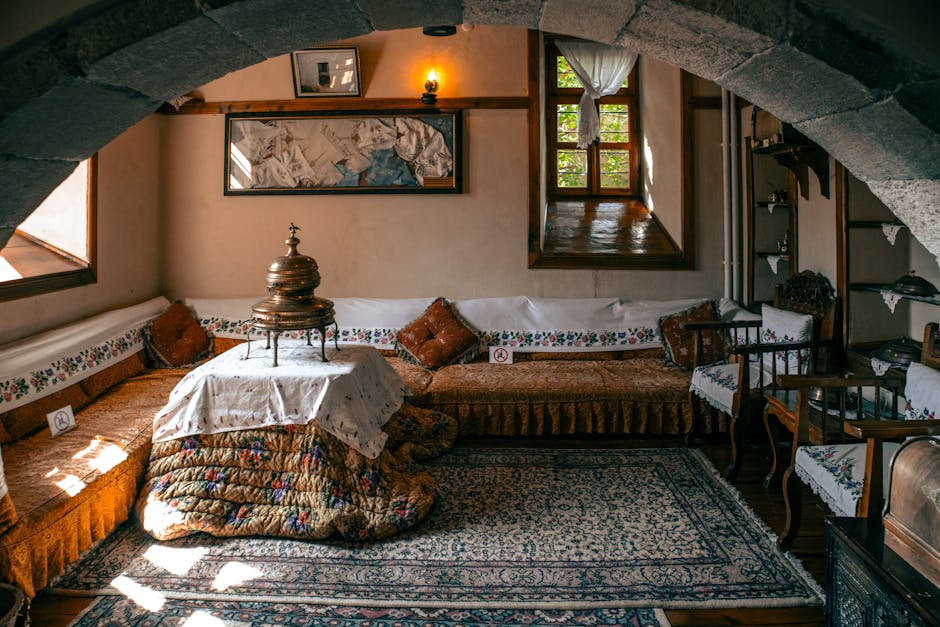 traditional warm house interior