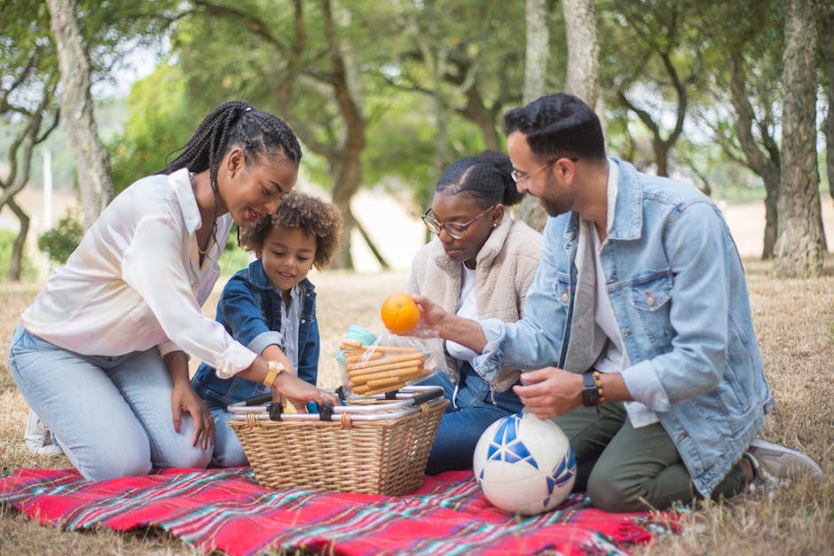 family picnic in the park