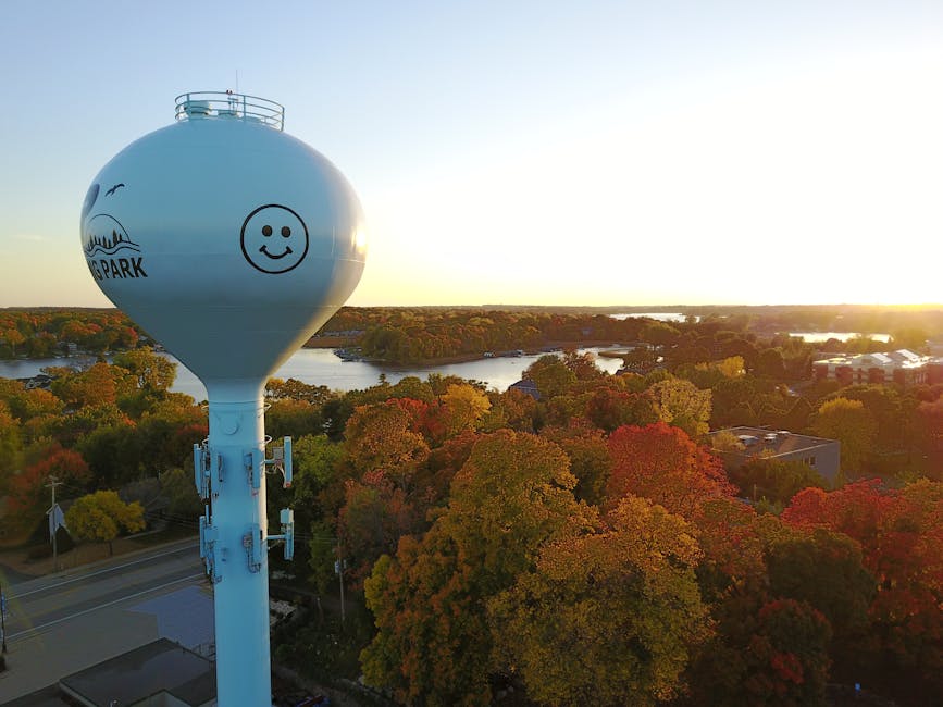 spring park lake city background sunlight
