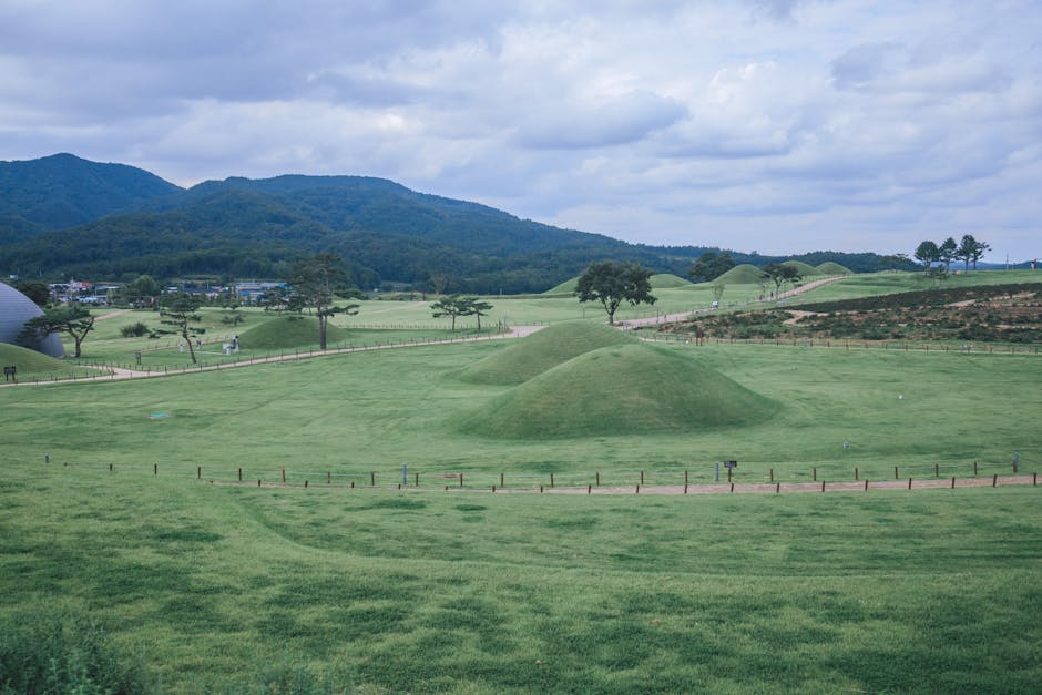 South Korea rural countryside landscape spring
