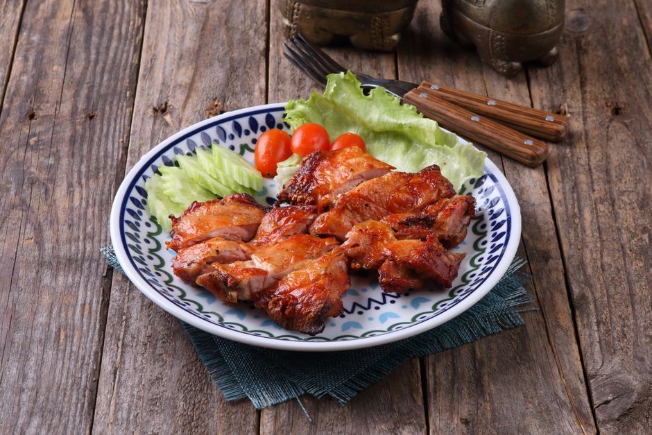 air fryer cooking food
