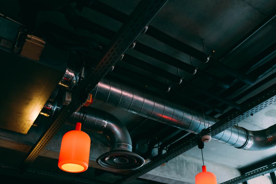 ventilation system ceiling duct