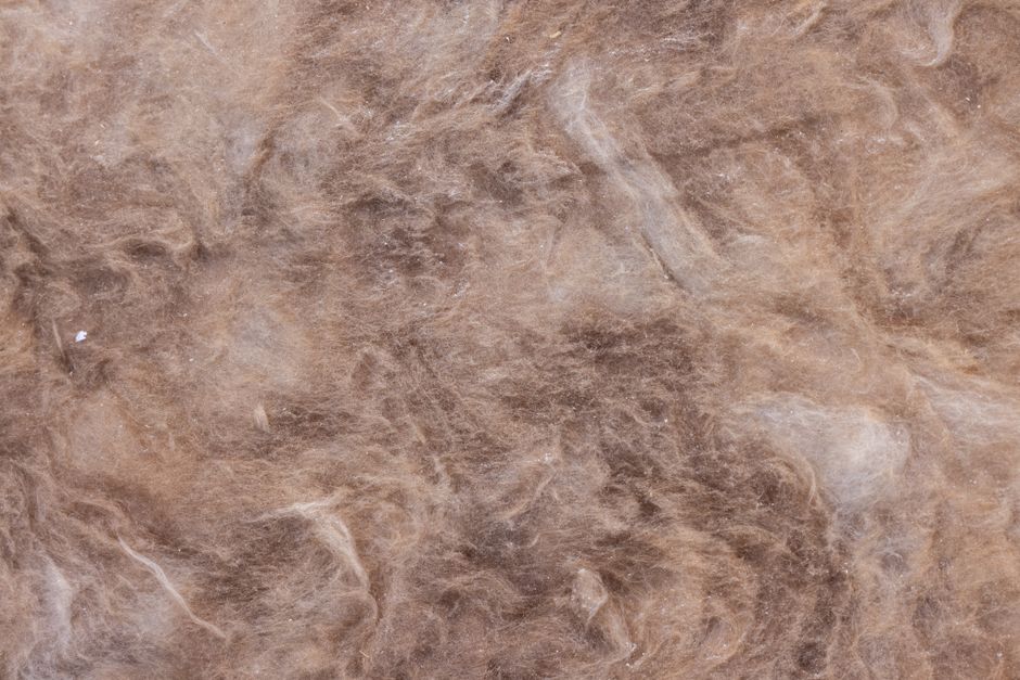 natural straw bale insulation texture detail