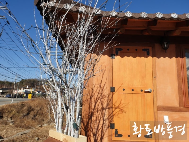 황토방에  크리스마스트리를 만들었어요.(허접주의)