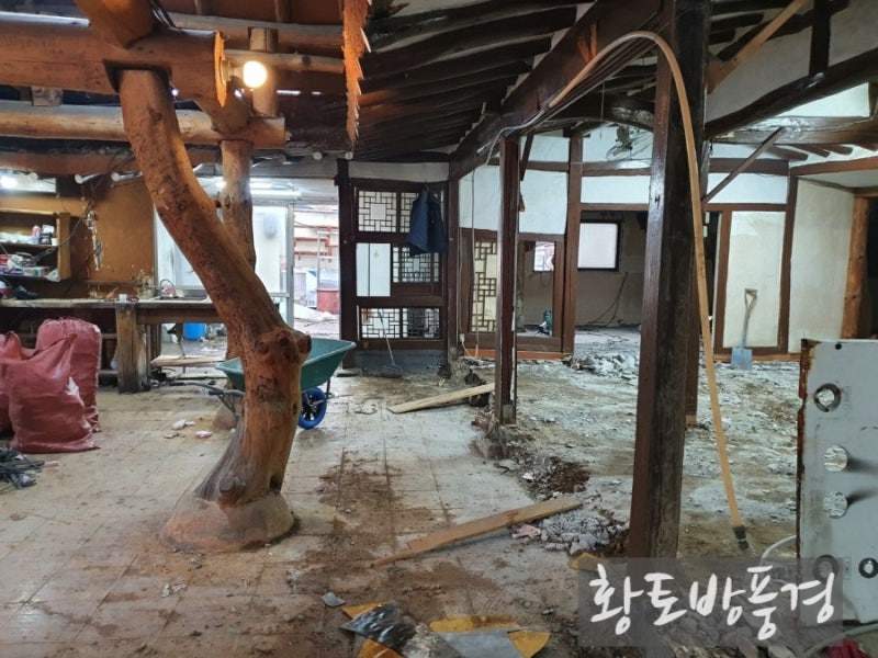 의왕 20년 송골 전통집 리모델링 진행 중...